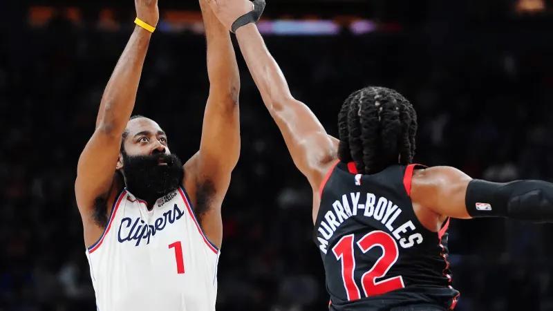 世界杯高清直播软件-快船121-117猛龙3利好！哈登关键球太猛，祖巴茨回暖，配角齐贡献